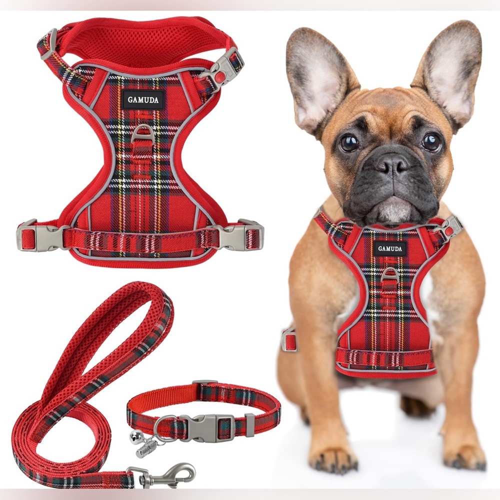 GAMUDA Dog
Harness, Collar and Seat Belt Se...